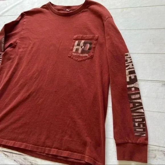 Harley Davidson Mens Dubai long sleeve shirt Motor Harley Davidson cycle… - Picture 5 of 12